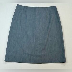 Peck & Peck Gray Lined Pencil Skirt 14 women’s business dress casual designer